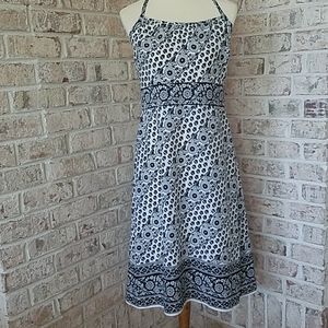 Ann Taylor Loft Floral Halter Dress, Size 8
